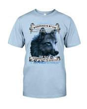 Load image into Gallery viewer, Wolf Lovers Trending Quote Tee Guys Tee