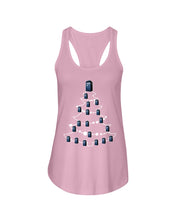 Load image into Gallery viewer, Christmas Tree Ladies Flowy Tank