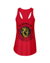 Load image into Gallery viewer, Elizabeth The Soul Of A Mermaid Horoscope T-Shirt Ladies Flowy Tank