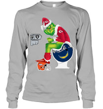 Load image into Gallery viewer, Funny Grinch Kansas Chief Christmas Gift Tee Unisex Long Sleeve