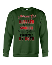 Load image into Gallery viewer, November Girl Blessed By Girl Spoiled By Husband Quote T-Shirt Sweatshirt