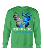 Load image into Gallery viewer, Hope For Cure Diabetes Awareness Sweatshirt