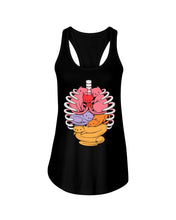 Load image into Gallery viewer, Bone Cats Gift For Cat Lovers Funny T-Shirt Ladies Flowy Tank