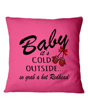 Load image into Gallery viewer, Redhead Morning Person December 25Th Christmas Gift Pillow Cover