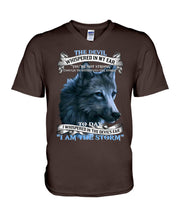 Load image into Gallery viewer, Wolf Lovers Trending Quote Tee Guys V-Neck