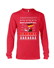 Load image into Gallery viewer, Deutsching Through The Snow German Christmas Funny Tee Unisex Long Sleeve