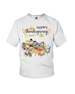 Snoopy Happy Thanksgiving T-Shirt Youth Tee