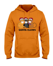 Load image into Gallery viewer, Santa Claws Funny Gift Christmas Gift For Cat Lovers Hoodie