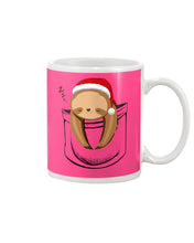 Load image into Gallery viewer, Pocket Slothmas Christmas Gift Funny T-Shirt Mug