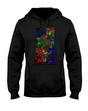 Load image into Gallery viewer, Hummingbird Cosmic Light Color Black T-Shirt Hoodie