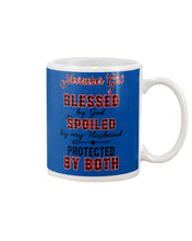 Load image into Gallery viewer, November Girl Blessed By Girl Spoiled By Husband Quote T-Shirt Mug