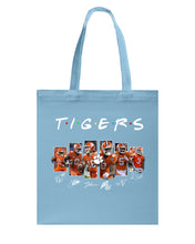 Load image into Gallery viewer, Clemson Tigers Ncaa Friends Font T-Shirt For Fans Basketweave Tote Bag