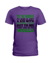 Load image into Gallery viewer, That Kid Is My World Great Gift For Children Family Ladies Tee