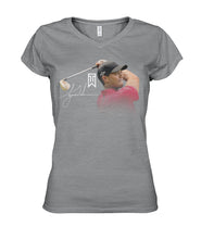 Load image into Gallery viewer, Tiger Wood Golf Lovers Autograph Shirt Ladies V-Neck