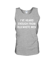 Load image into Gallery viewer, Old White Men Black Quote T-Shirt Unisex Tank Top