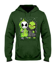 Load image into Gallery viewer, Cute Little Jack Skellington Grinch Best Friend Christmas Gift Shirt Hoodie