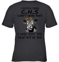 Load image into Gallery viewer, I Suffer From C.S.H Cows Lovers T-Shirt Youth Tee