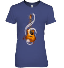 Load image into Gallery viewer, Guitar Note Ladies Tee