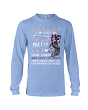 Load image into Gallery viewer, Tattoos Pretty Eyes Gift For March Girl T-Shirt Unisex Long Sleeve
