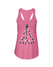 Load image into Gallery viewer, Christmas Tree Ladies Flowy Tank
