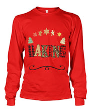 Load image into Gallery viewer, Holiday Baking Champion Christmas Custom Design Tshirt Unisex Long Sleeve