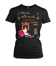 Load image into Gallery viewer, Snoopy Hallmark Christmas Movie Writing Shirt Ladies Tee