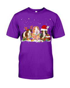 Cute Guinea Pigs Christmas Gift For Guinea Pigs Lovers Guys Tee