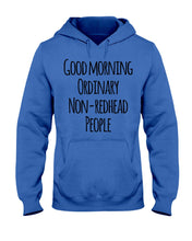 Load image into Gallery viewer, Redhead Good Morning White Mug Hoodie