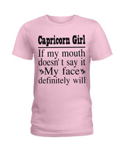 Load image into Gallery viewer, Zodiac- Capricorn Girl If My Month Doesn't Say Ladies Tee