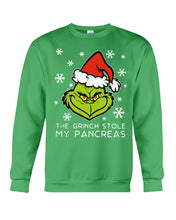 Load image into Gallery viewer, The Grinch Stole My Pancreas Sweatshirt