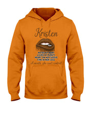 Load image into Gallery viewer, Kristen A Mouth She Can&#39;t Control Quote Name T-Shirt Hoodie