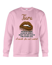 Load image into Gallery viewer, Tiara A Mouth She Can't Control Quote Name T-Shirt Sweatshirt