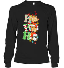 Load image into Gallery viewer, Santa Claus Ho Ho Ho Christmas Gift For Guinea Pigs Lovers Unisex Long Sleeve
