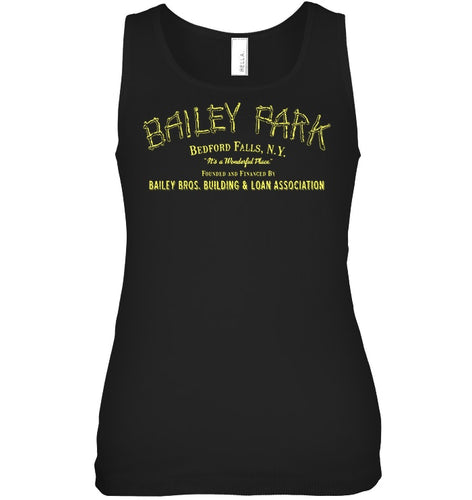 Bailey Park Bedfork Falls Ny Quote Name T-Shirt Ladies Flowy Tank