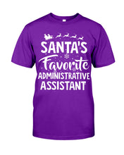 Load image into Gallery viewer, Santa Favorite Assistant Funny Christmas Gift Shirt Guys Tee
