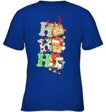 Load image into Gallery viewer, Santa Claus Ho Ho Ho Christmas Gift For Guinea Pigs Lovers Youth Tee