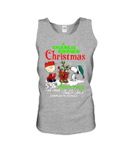 Load image into Gallery viewer, 55Th Anniversary A Charlie Brown Christmas Black T-Shirt Unisex Tank Top