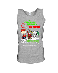 55Th Anniversary A Charlie Brown Christmas Black T-Shirt Unisex Tank Top