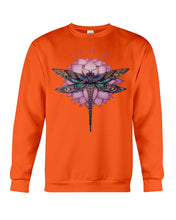 Load image into Gallery viewer, Let It Be Dragonfly Lotus Sweatshirt