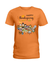 Load image into Gallery viewer, Snoopy Happy Thanksgiving T-Shirt Ladies Tee