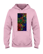 Load image into Gallery viewer, Hummingbird Cosmic Light Color Black T-Shirt Hoodie