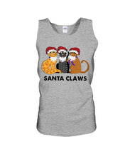 Load image into Gallery viewer, Santa Claws Funny Gift Christmas Gift For Cat Lovers Unisex Tank Top