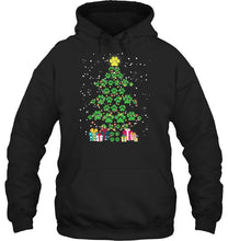 Load image into Gallery viewer, Cute Dog Paws Christmas Tree Shirt Hoodie