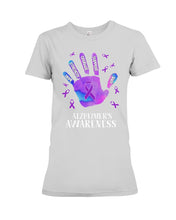 Load image into Gallery viewer, Alzheimers Awareness T-Shirt Ladies Tee