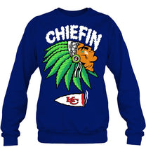 Load image into Gallery viewer, Chiefin Kansas City Chiefs Gift For Fans T-Shirt Sweatshirt