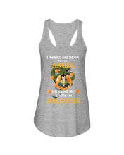 Load image into Gallery viewer, Dragon Ball Angel Daughter Black T-Shirt Ladies Flowy Tank