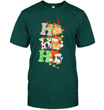 Load image into Gallery viewer, Santa Claus Ho Ho Ho Christmas Gift For Guinea Pigs Lovers Guys Tee