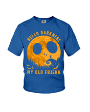 Load image into Gallery viewer, Darkness My Old Friend Halloween T-Shirt Youth Tee