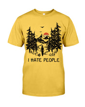 Load image into Gallery viewer, I Hate People Printing T-Shirt Guys Tee