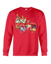 Load image into Gallery viewer, Merry Christmas In Town Cow Lovers Gift For Farmers Sweatshirt